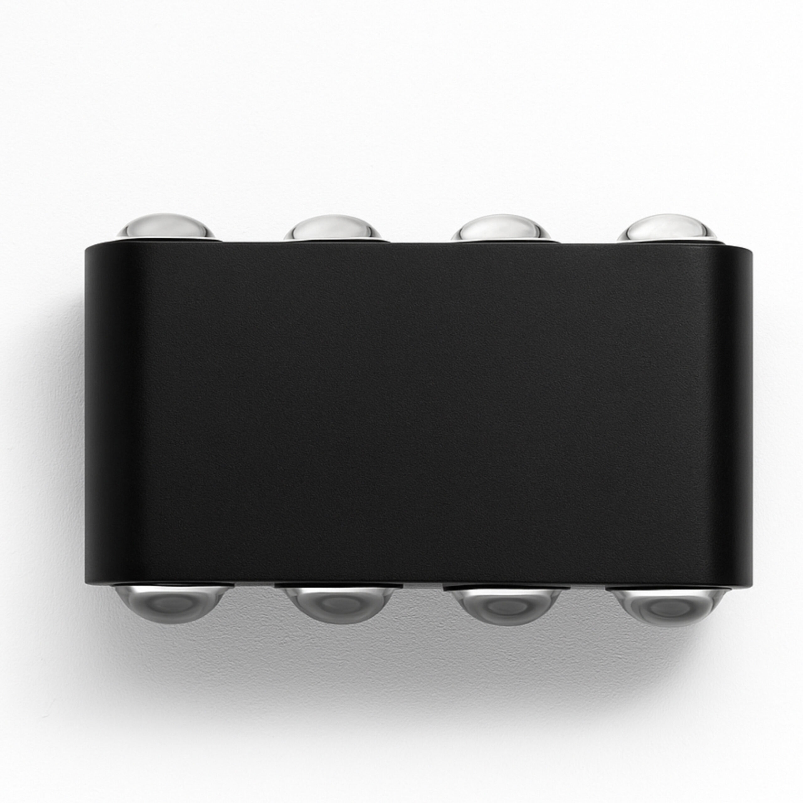 Al Friday - 8*1 W - Waterproof Outdoor Wall Light - ALF-ZY-F813A-4-BK - Warm White - Black Body - IP65