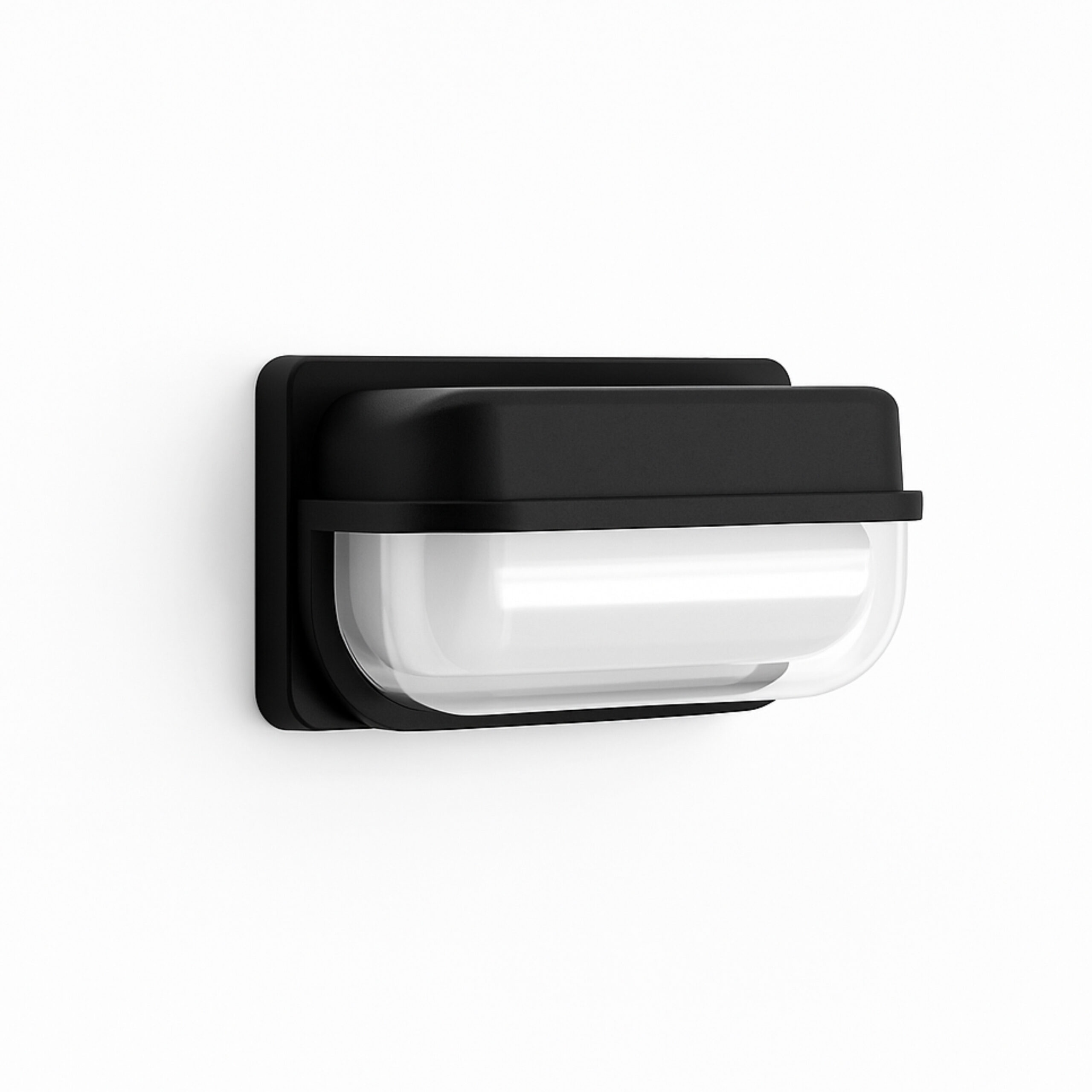 ALFRIDAY Modern Outdoor Wall Light - IP65 Waterproof 5W LED 3000K Matte Black (Small)