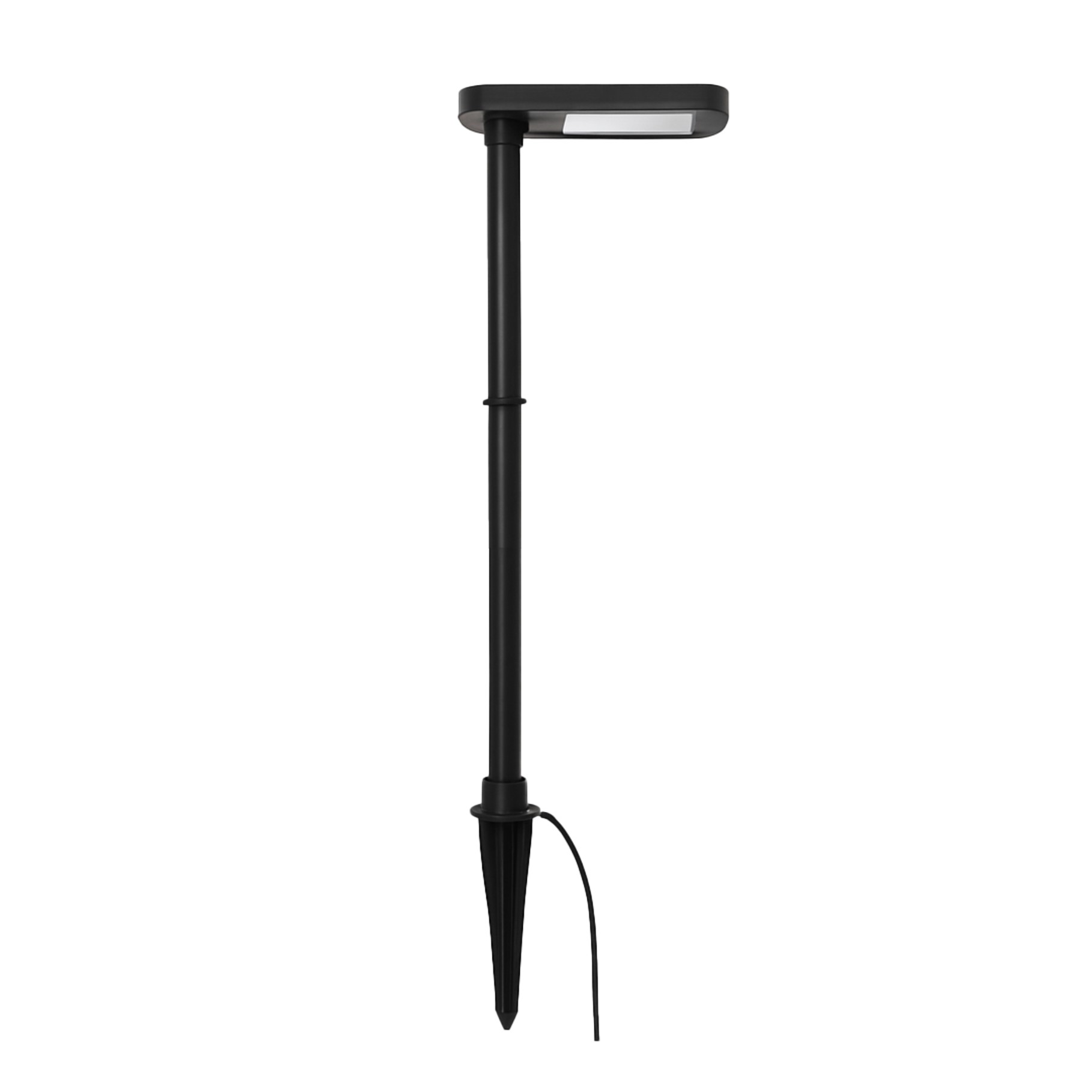 Alfriday Modern Outdoor LED Path Lights - 6W Low Voltage Landscape Lighting, Waterproof IP65 Heavy Duty Metal Garden Lights, 3000K Warm White Walkway Lights for Yard, Driveway, and Patio (Black)