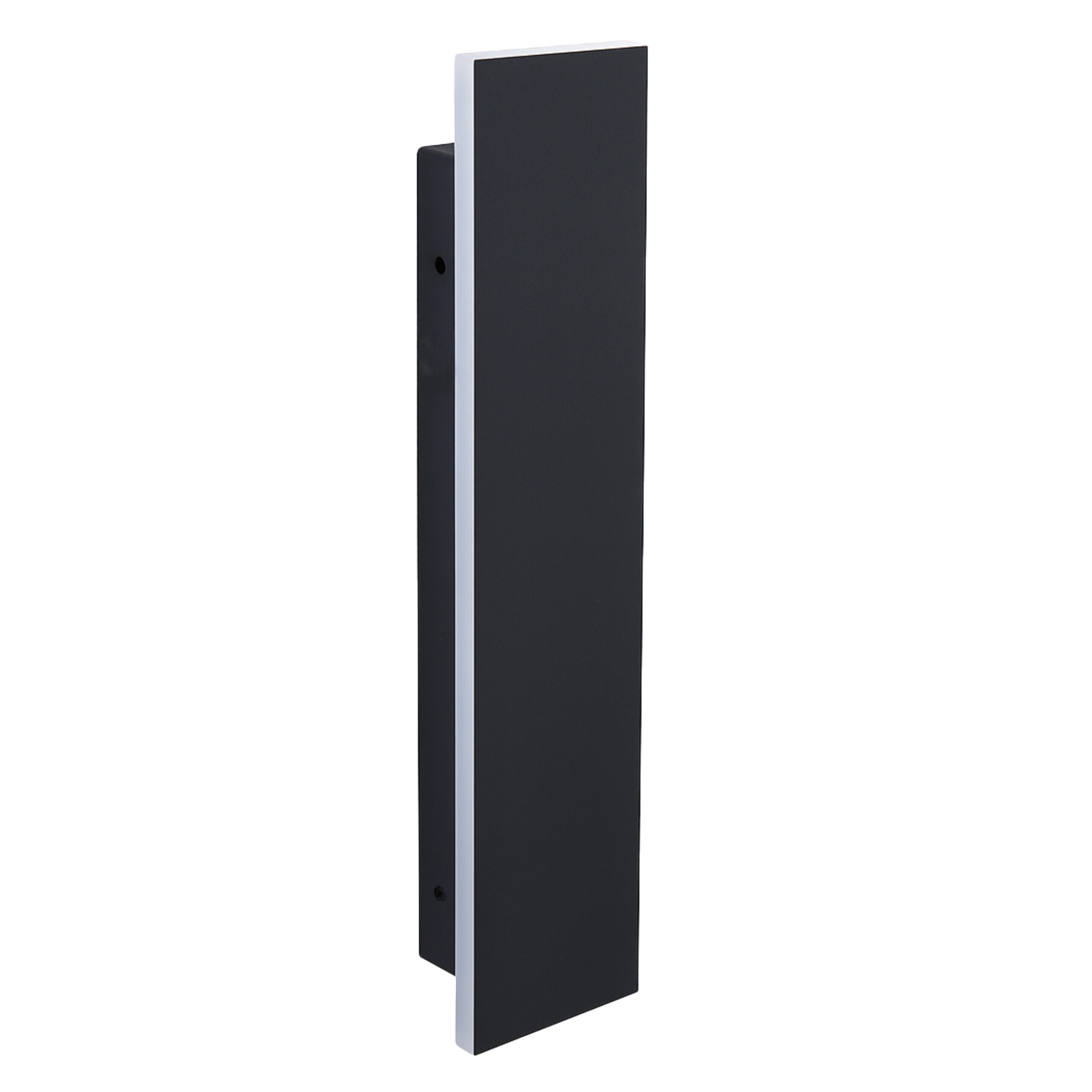 ALFRIDAY Modern Outdoor Wall Light, 24W LED Up/Down Sconce, IP65 Waterproof, 3000K Warm White, Matte Black Aluminum - ALF-YJ-CT60